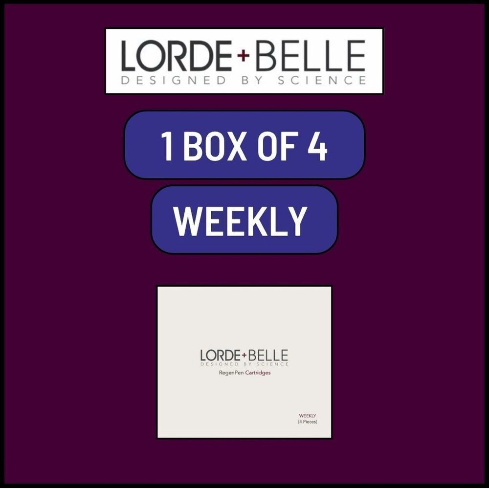 NIB Lorde + Belle Box of WEEKLY CARTRIDGES ONLY for Viral RegenPen MSRP $39